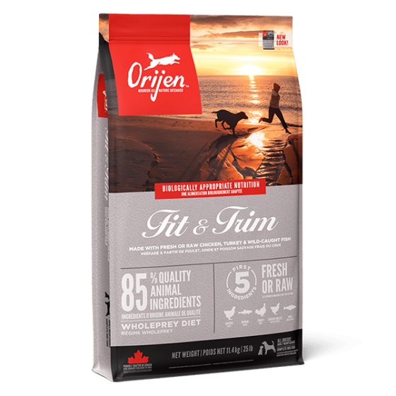 ORIJEN Fit and Trim Dog - front of bag.