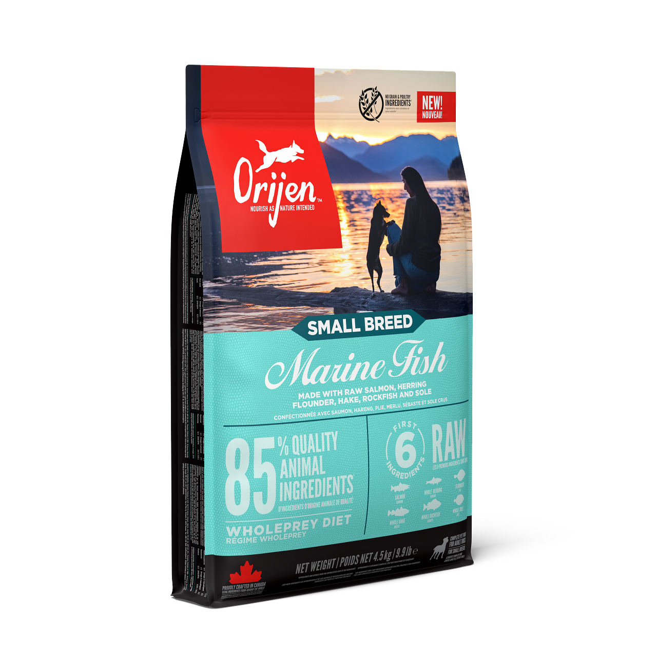 ORIJEN Small Breed Marine Fish Dog Front Right